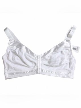 Bestform 42C Wireless Soft Cup Cotton Bra White Comfort Support NWT 9706770